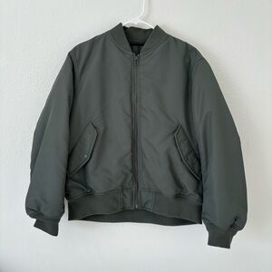 Uniqlo Olive Green Bomber Jacket